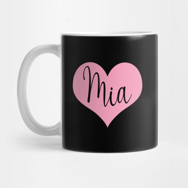 First name mia by Die Designwerkstatt